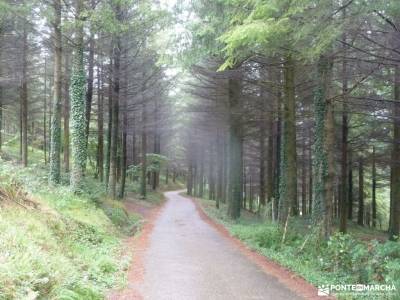 Parque Natural de Urkiola;ruta cañon rio lobos desde ucero fotos de parques naturales rutas de send